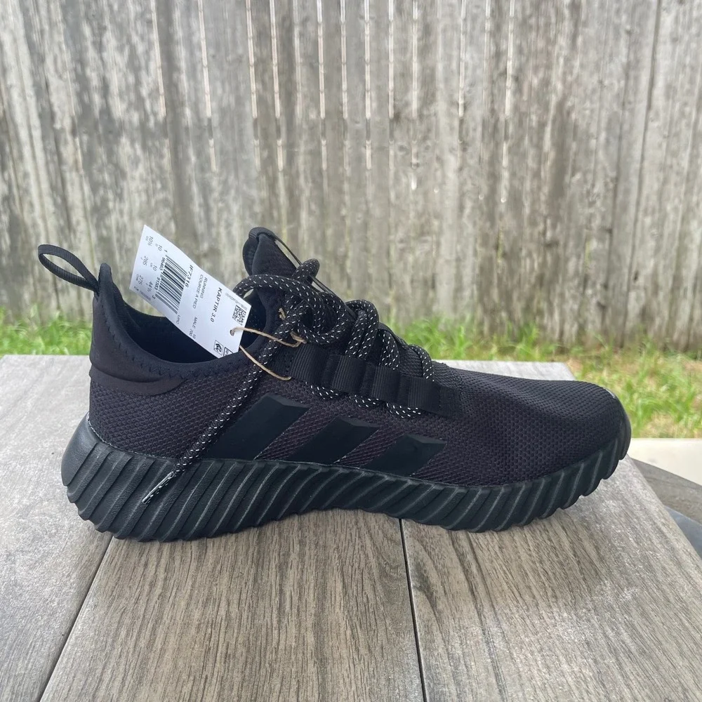 Adidas Kaptir 3.0 Running Shoes Mens 10.5 Black IF7316 Sneakers Trainers GYM NEW
